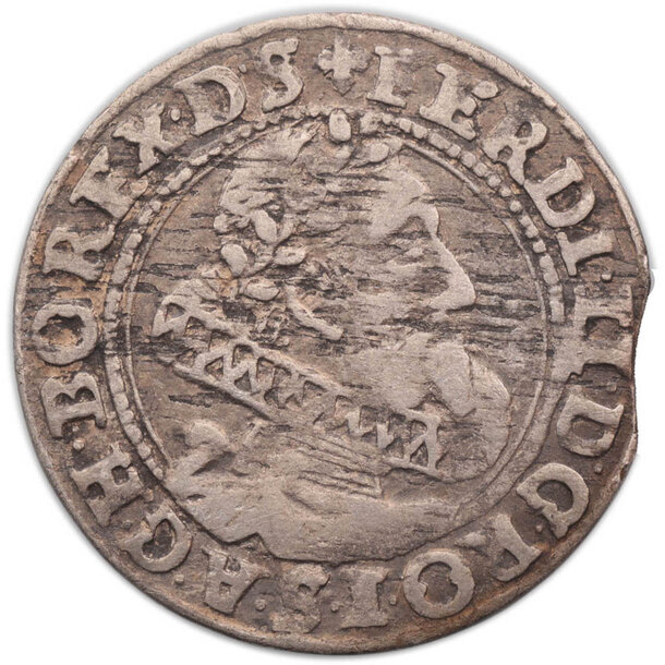 3 grajciar ferdinand ii. 1624 nisa (n) - Ferdinand-II-3-Grajciar-1624-Nisa-1