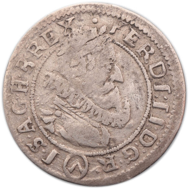 3 grajciar ferdinand ii. 1624 viedeň (w) - Ferdinand-II-3-Grajciar-1624-Viedeň-1