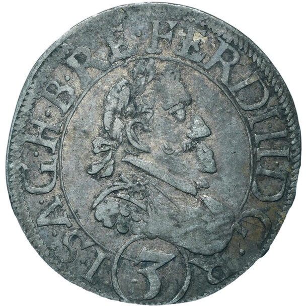 3 grajciar ferdinand ii. 1630 graz (gr) - 3-kreuzer-1630-graz-ferdinand-ii-1