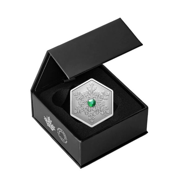 20 dollars kanada 2025 - snehová vločka - proof - 20 Dollars Kanada 2025 - Snehová vločka-4