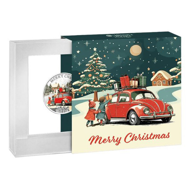 2 dollars niue 2025 - merry christmas - 2 Dollars Niue 2025-Merry Christmas-3