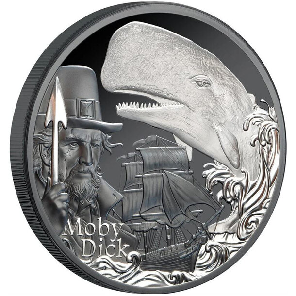 2 dollars niue 2026 - moby dick - 5 Dollars Niue 2026 - Moby Dick-1