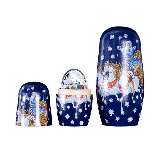 5 dollars šalamúnove ostrovy 2026 - dedo mráz - proof - 5-dollars-ndedo-mraz-2026-3