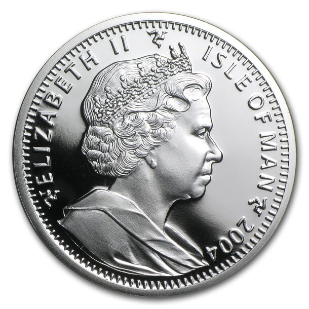 1 crown isle of man 2004 - tonkinská mačka - proof - 1 Crown Isle of Man 2004 - Tonkinská mačka - Proof-2