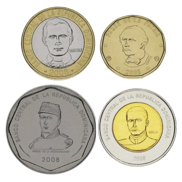 Set mincí dominikánska republika 2023 - Set mincí - Dominikánska republika 4 ks 2023-1