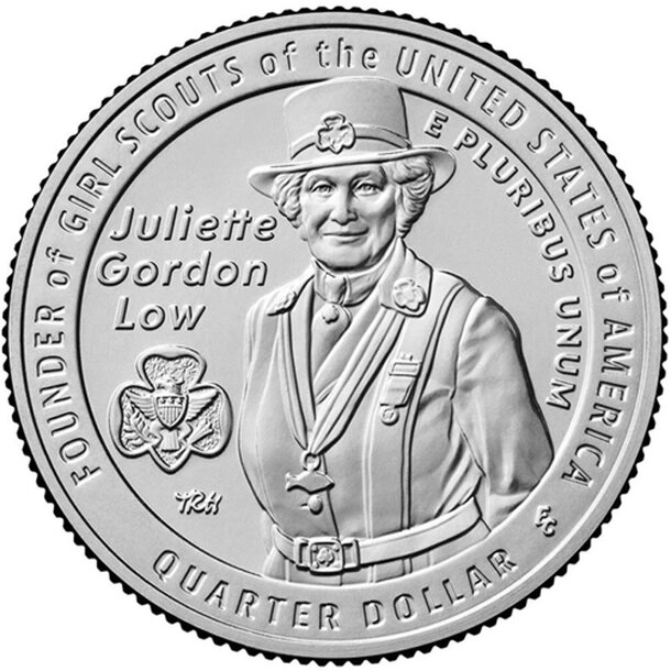25 cent usa 2025 - juliette gordon low - 25cent-usa