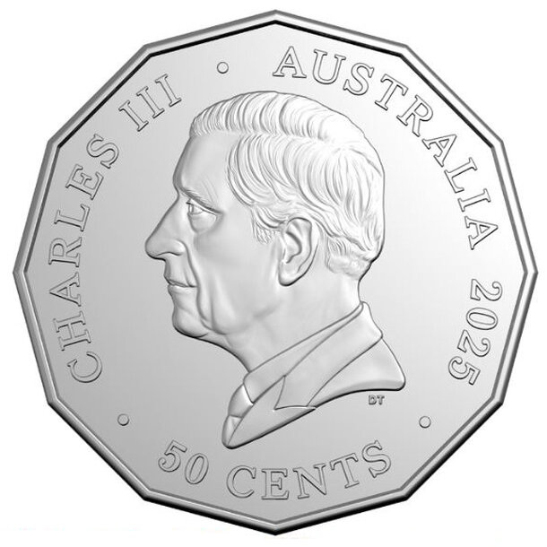 50 cents austrália 2025 - vianočné kvety - blister - 50 Cents Austrália 2025 Vianočné kvety