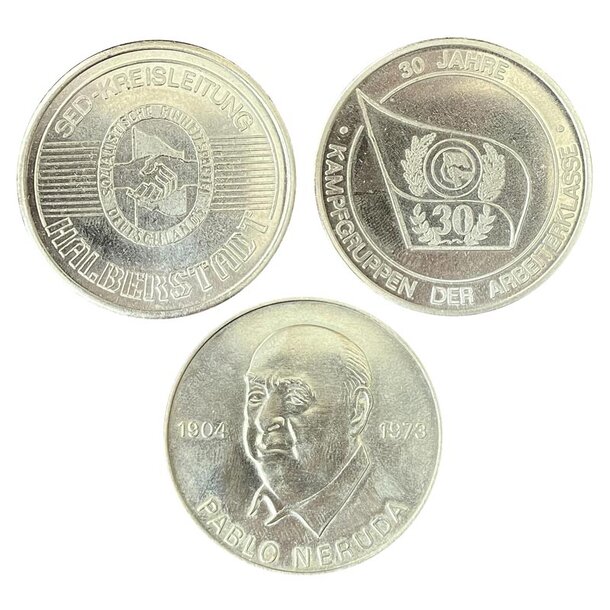 Set medailí nemecko (ddr) - medaily-DDR-set-1