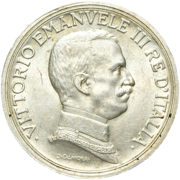 2 lire viktor emanuel iii.1915 - 2 Lire Viktor Emanuel III.1915-1