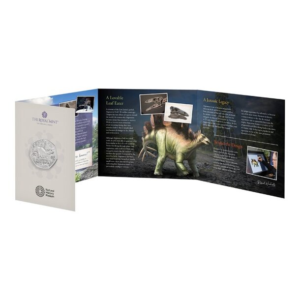 50 pence veľká británia 2024 - stegosaurus - stegosaurus2