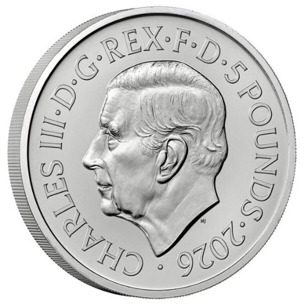 5 pounds veľká británia 2026 - the angel - PM 5 Pounds Veľká Británia 2026 -The Angel2