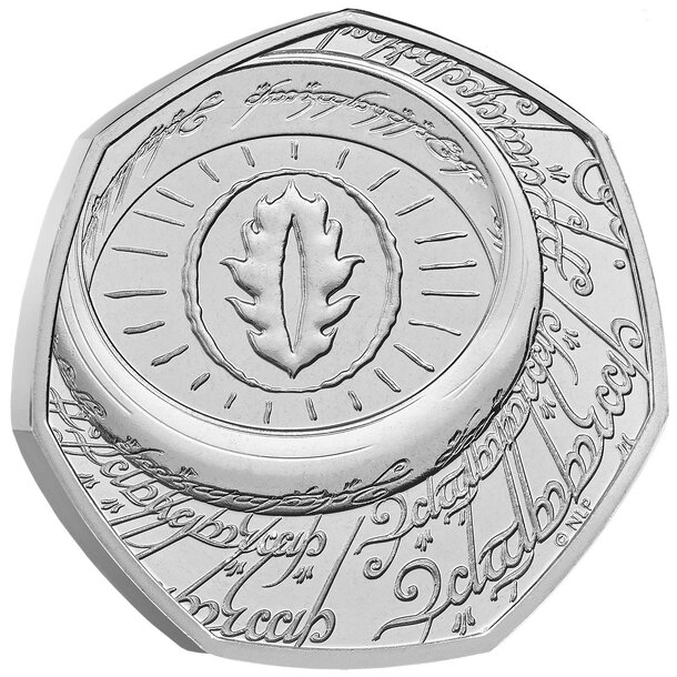 50 pence veľká británia 2026 - pán prsteňov - 50 Pence V. Británia 2026 - Pán prsteňov-1