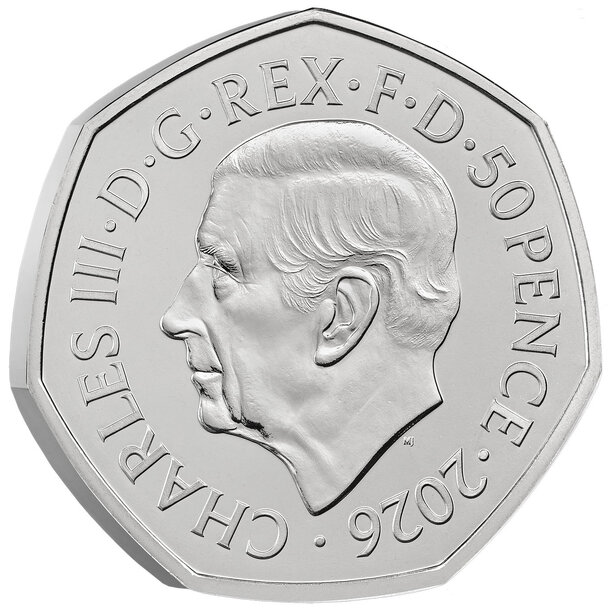 50 pence veľká británia 2026 - pán prsteňov - 50 Pence V. Británia 2026 - Pán prsteňov-2