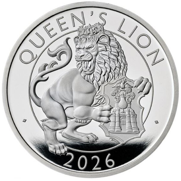 2 pounds veľká británia 2026 - tudor lion - proof - 2 Pounds Veľká Británia 2026 Tudor Lion-proof-1