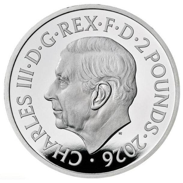 2 pounds veľká británia 2026 - tudor lion - proof - 2 Pounds Veľká Británia 2026 Tudor Lion-proof-2