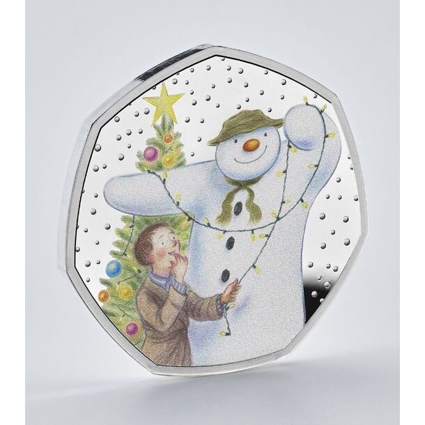 50 pence veľká británia 2025 - snehuliak - 50 Pence Veľká Británia 2025-Snehuliak-5