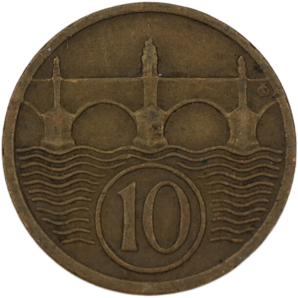 10 halier československo 1926 - 10 Halier ČSR 1926-1
