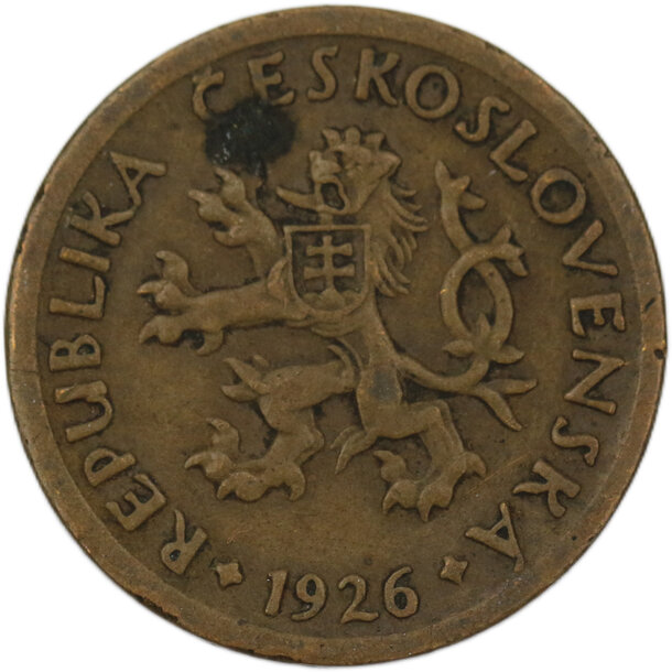 10 halier československo 1926 - 10 Halier ČSR 1926-2
