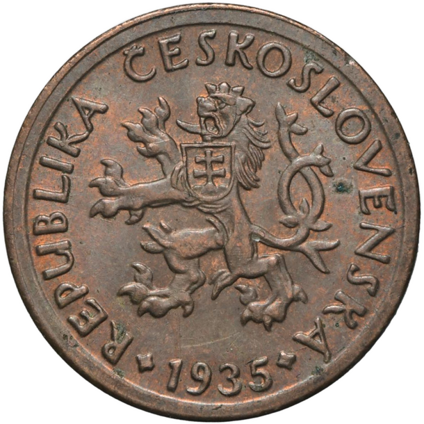 10 halier československo 1935 - 10 Halier ČSR 1935-2
