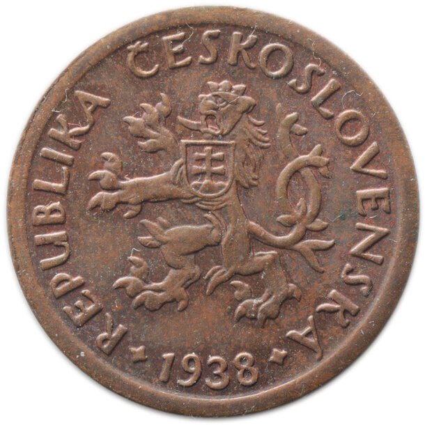 10 halier československo 1938 - 10-halier-1938-2