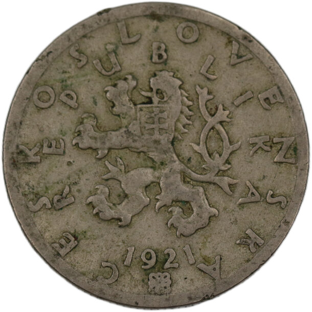 50 halier československo 1921 - 50 Halier ČSR 1921-2