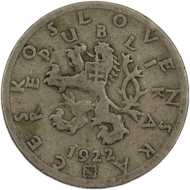 50 halier československo 1922 - 50 Halier ČSR 1922-2