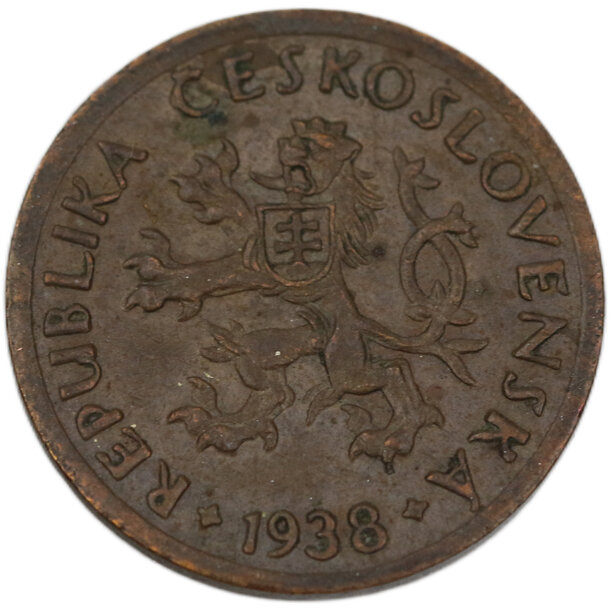 5 halier československo 1938 - 5 Halier ČSR 1938-2