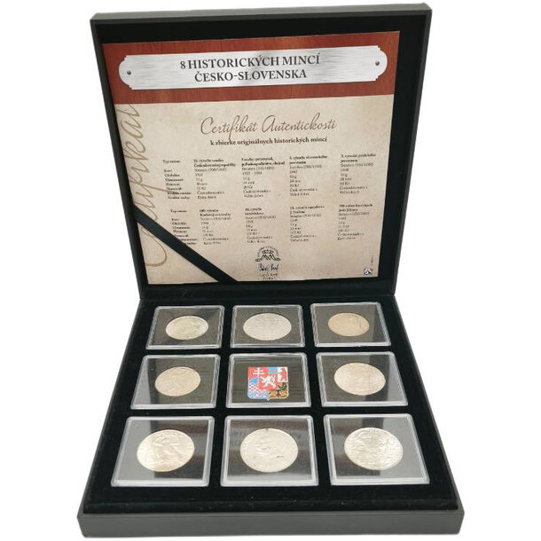 Sada historických mincí česko-slovenska - sada-8-originalnych-cesko-slovenskych-minci-4