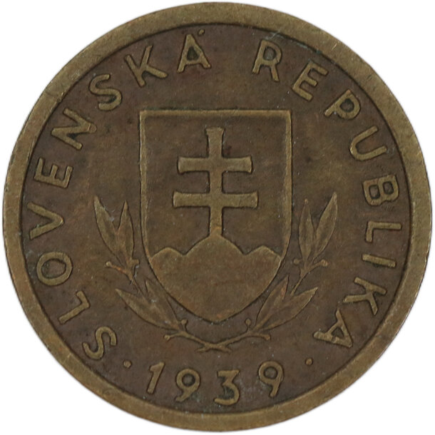 10 halier slovensko 1939 - 10 Halier Slovensko 1939-4
