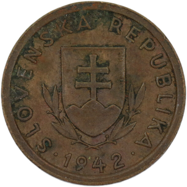 10 halier slovensko 1942 - 10 Halier Slovensko 1942-2