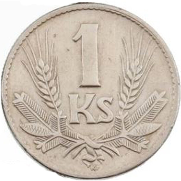 1 koruna slovensko 1942 - 1-Koruna-Slovensko-1942-1-1