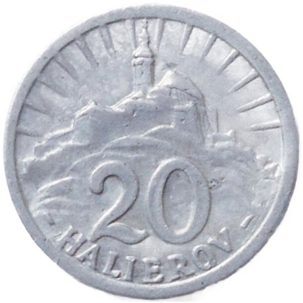20 halier slovensko 1942 - 20 Halier Slovensko 1942-1