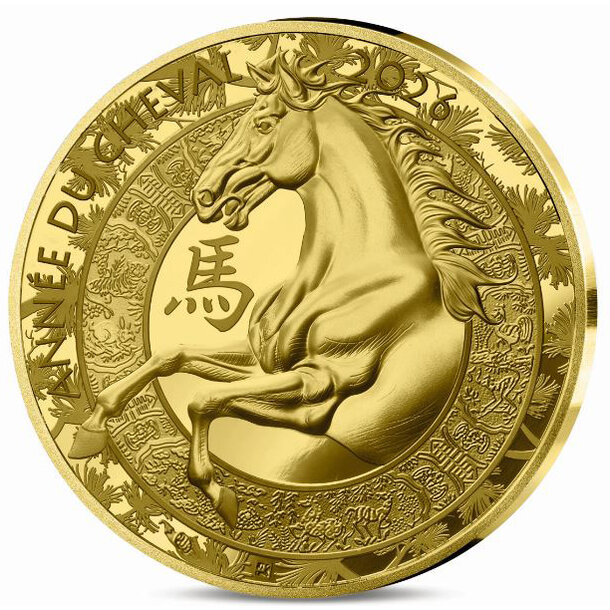 50 euro francúzsko 2026 - rok koňa - proof - 50-euro-rok-kona-1