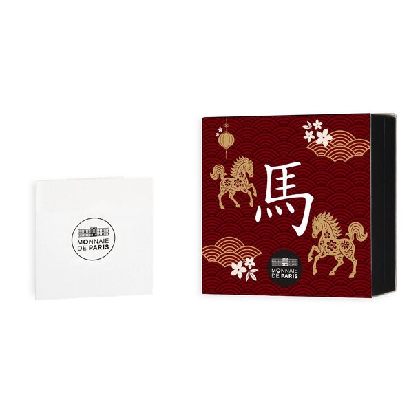 50 euro francúzsko 2026 - rok koňa - proof - 50-euro-rok-kona-3