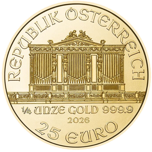 25 euro rakúsko 2026 - wiener philharmoniker - 25 € Au Rakúsko 2026 - Wiener Philharmoniker-1