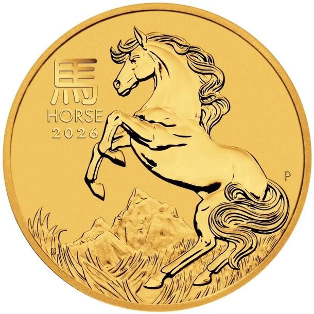 25 dollars austrália 2026 - rok koňa - 25-dollars-2026-rok-kona-1