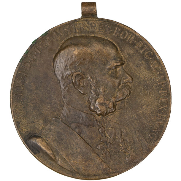Medaila františek jozef i. - signum memoriae 1898 (bez stuhy) - Medaila František Jozef I. - Signum Memoriae 1898 bez stuhy-1