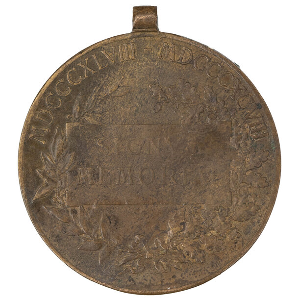Medaila františek jozef i. - signum memoriae 1898 (bez stuhy) - Medaila František Jozef I. - Signum Memoriae 1898 bez stuhy-2