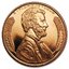 Medená minca lincoln 1 unca - 1oz-copper-lincoln-wheat-cent-round-obverse