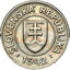 1 koruna slovensko 1942 - 1 Koruna Slovensko 1942 variant-2
