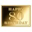 3000 francs čad  - happy 80th birthday - 1-1000oz-gold-happy-birthday-80-rev