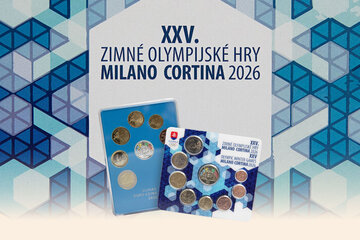 Sada oběžných EURO mincí SR 2026 - ZOH Milano Cortina