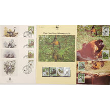 Lot FDC Honduras 1990 - Hnědé opice