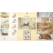 Lot FDC Albánie 1990 - Kamzíci