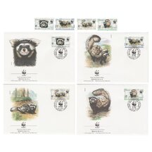 Lot FDC Kazachstán 1997 - Tchoř skvrnitý