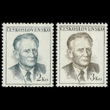 Série známek Československo 1967 - Antonín Novotný
