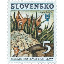 Známka Slovensko 1993 - Bienále ilustrací