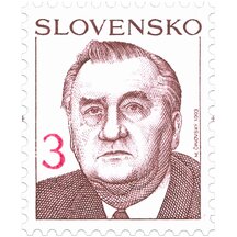 Známka Slovensko 1993 - Prezident Michal Kováč