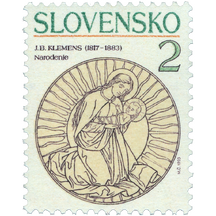Známka Slovensko 1993 - Vánoce