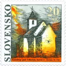 Známka Slovensko 1994 - Kostel sv. Jiří